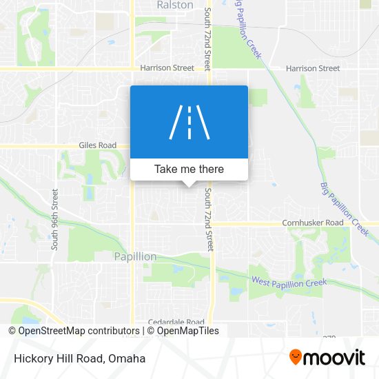 Mapa de Hickory Hill Road