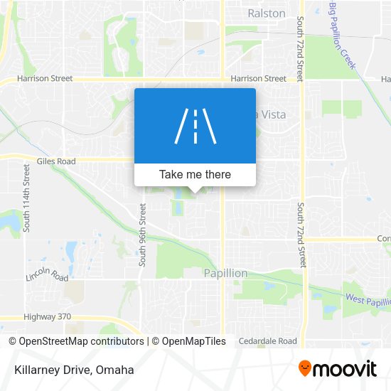 Mapa de Killarney Drive