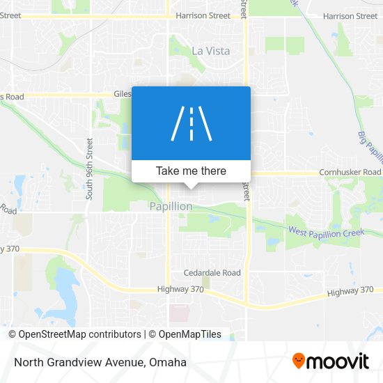 North Grandview Avenue map