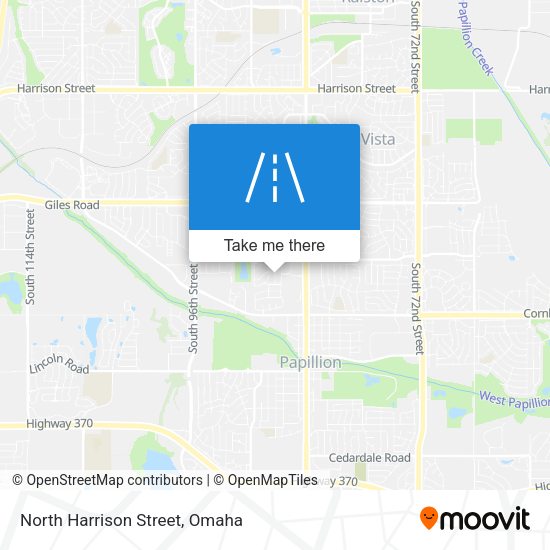 North Harrison Street map