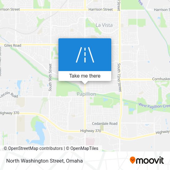 Mapa de North Washington Street