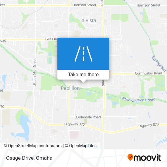 Osage Drive map