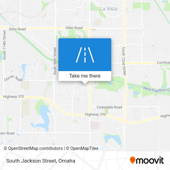 South Jackson Street map