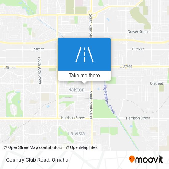 Mapa de Country Club Road