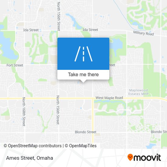 Mapa de Ames Street