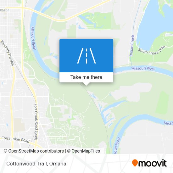 Cottonwood Trail map