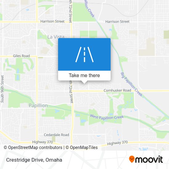Crestridge Drive map