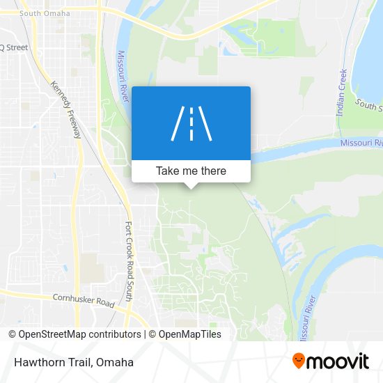 Hawthorn Trail map