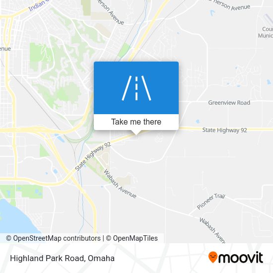 Mapa de Highland Park Road
