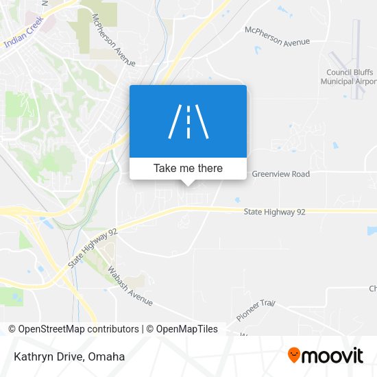 Mapa de Kathryn Drive