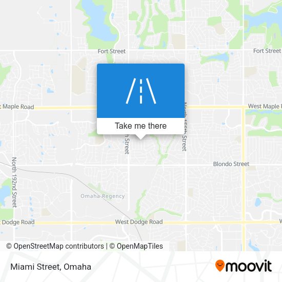 Mapa de Miami Street