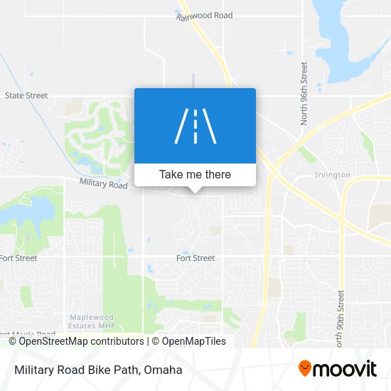 Military Road Bike Path map