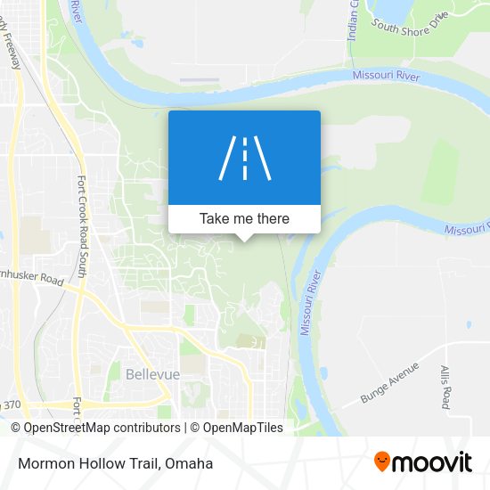 Mapa de Mormon Hollow Trail
