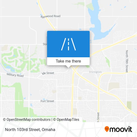 Mapa de North 103rd Street