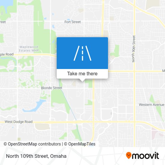 Mapa de North 109th Street