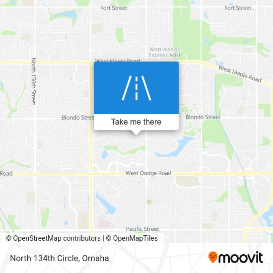 Mapa de North 134th Circle