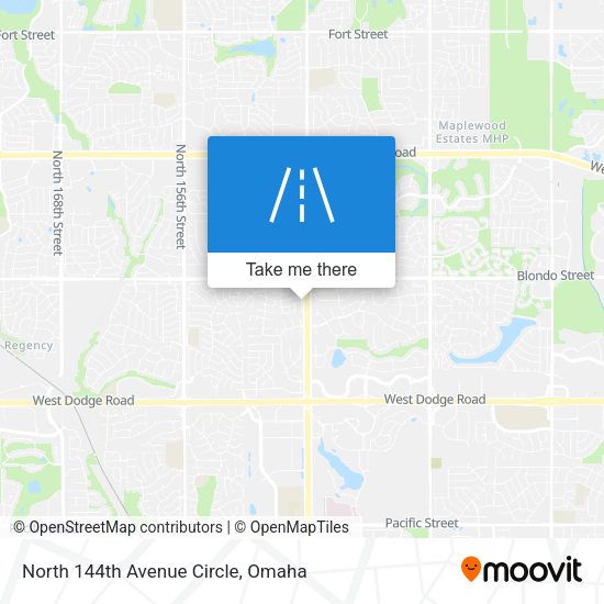Mapa de North 144th Avenue Circle