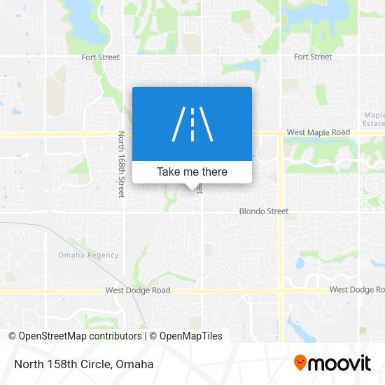 Mapa de North 158th Circle