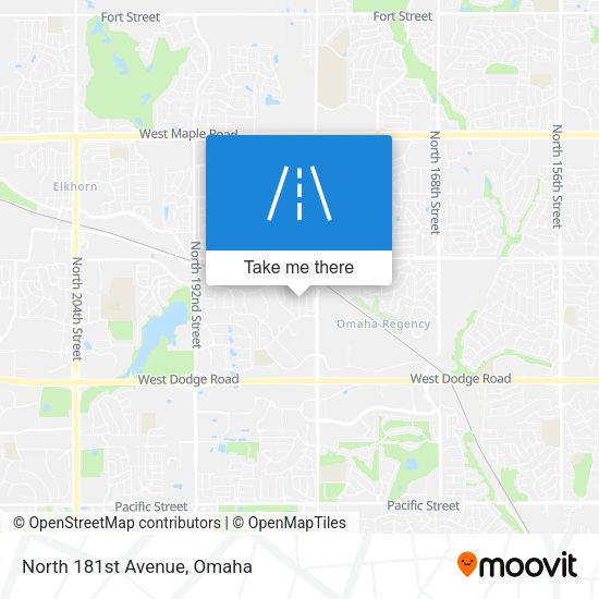 Mapa de North 181st Avenue