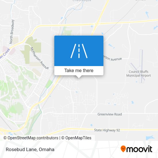 Mapa de Rosebud Lane
