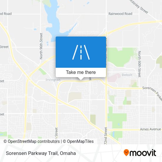 Sorensen Parkway Trail map
