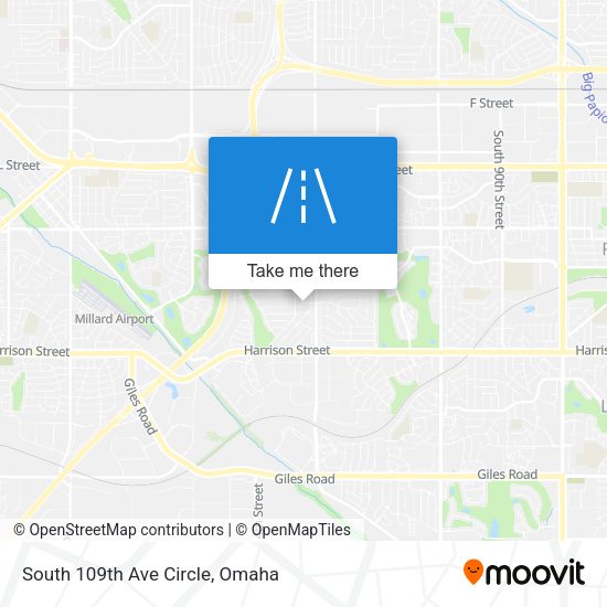 Mapa de South 109th Ave Circle