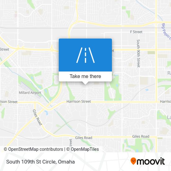 Mapa de South 109th St Circle
