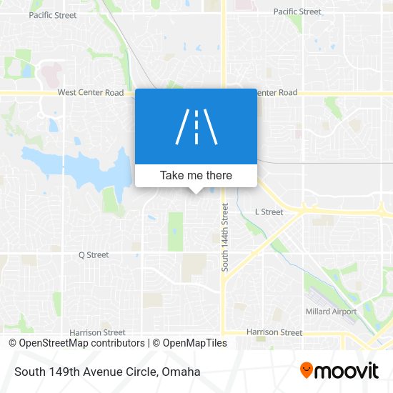 South 149th Avenue Circle map
