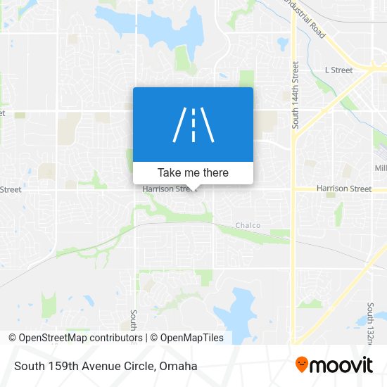 South 159th Avenue Circle map