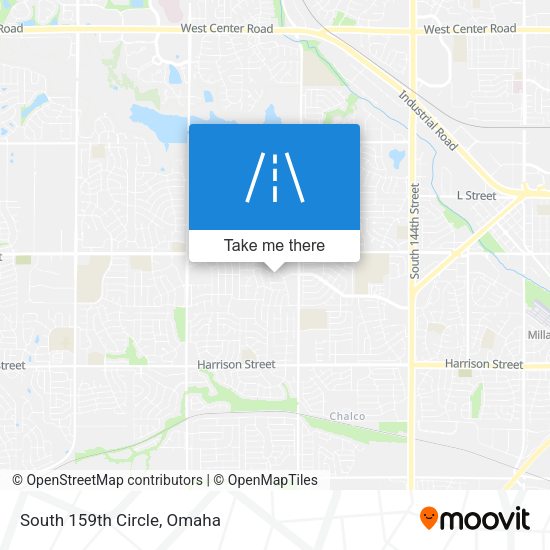 South 159th Circle map