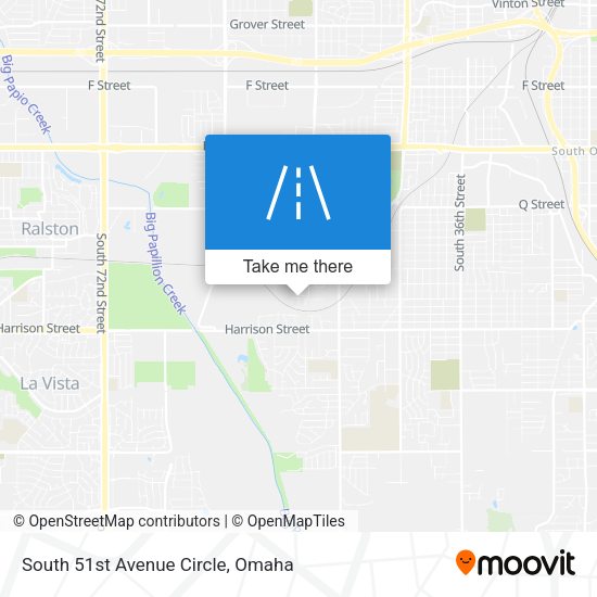 South 51st Avenue Circle map