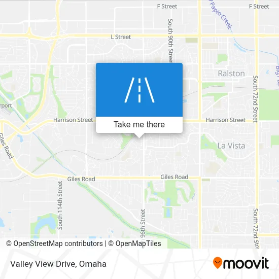 Valley View Drive map