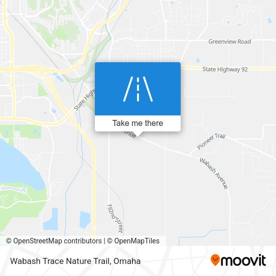 Wabash Trace Nature Trail map