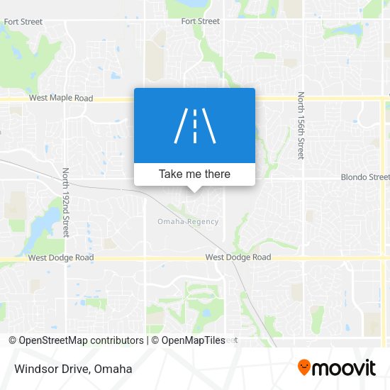 Mapa de Windsor Drive