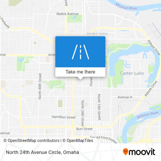 Mapa de North 24th Avenue Circle