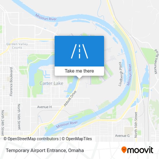 Mapa de Temporary Airport Entrance