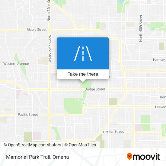 Memorial Park Trail map
