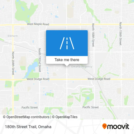 180th Street Trail map