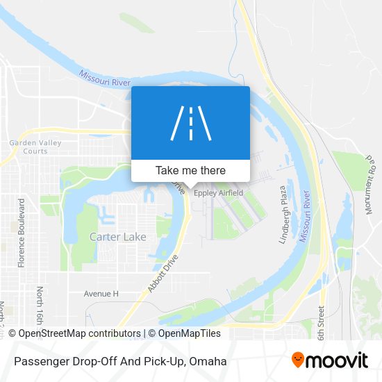 Passenger Drop-Off And Pick-Up map