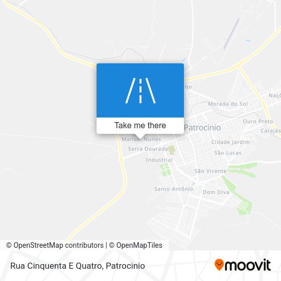 Rua Cinquenta E Quatro map