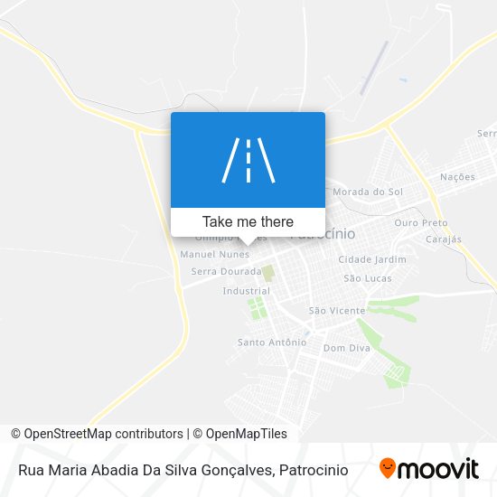 Rua Maria Abadia Da Silva Gonçalves map
