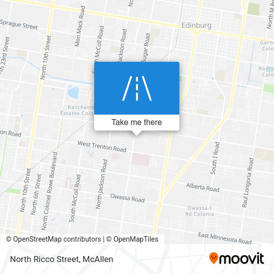 Mapa de North Ricco Street
