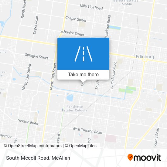 South Mccoll Road map