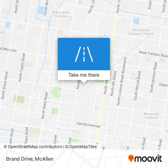 Brand Drive map