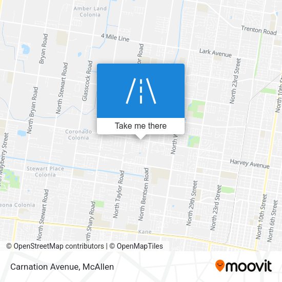 Mapa de Carnation Avenue