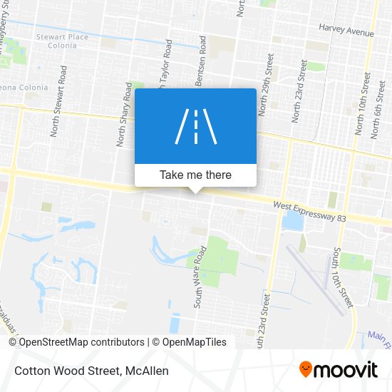 Cotton Wood Street map