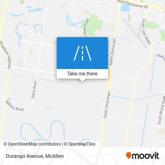 Mapa de Durango Avenue