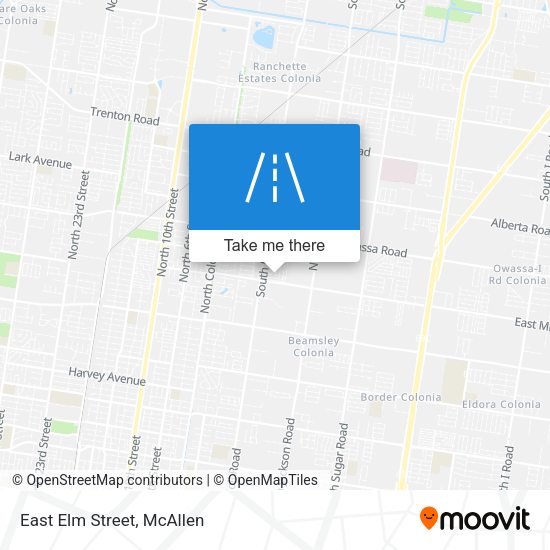 Mapa de East Elm Street