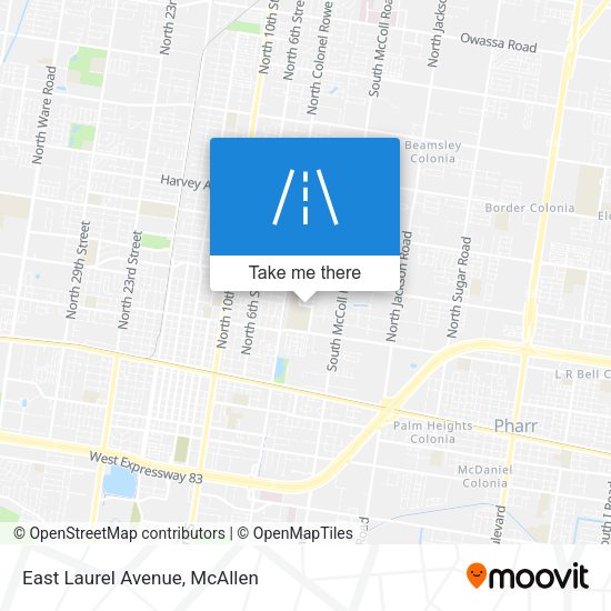 Mapa de East Laurel Avenue