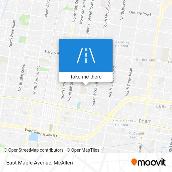 East Maple Avenue map